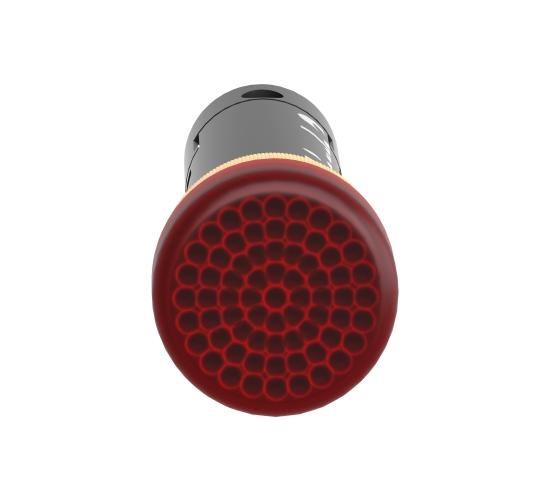 Сигнална лампа, &Oslash;12, с покрит LED, 24V, червена main image