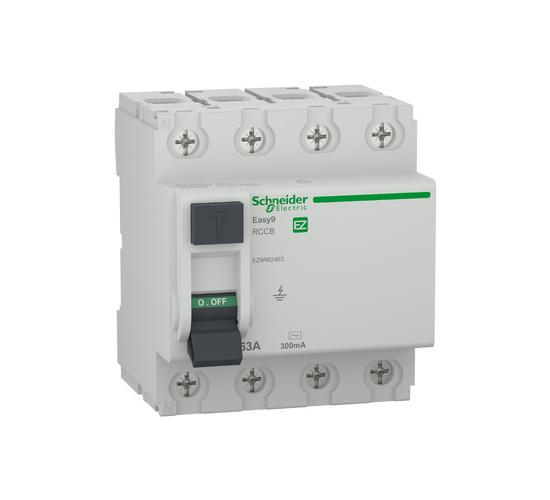 Дефектнотокова защита, Easy 9  4P 63A  300 mA  тип АС EZ9R62463 main image