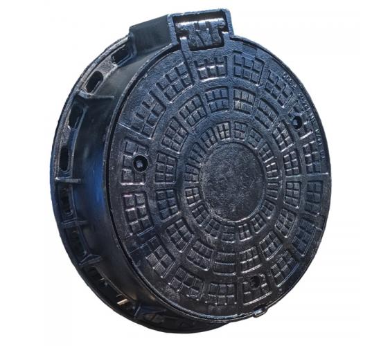 Капак за шахта чугунен ф 600мм D400 main image