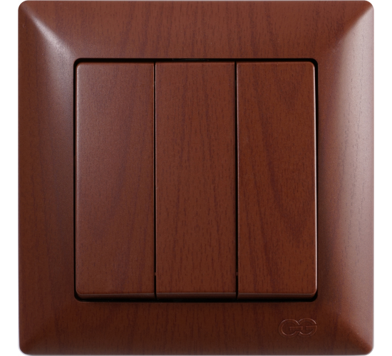 Ключ троен Visage тъмен махагон main image