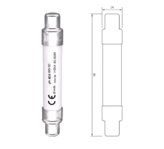 Патрон-вложка 10х85 50а 1500VDC main image