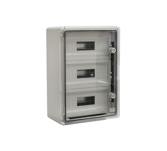 Пластмасово табло с прозрачна врата 35/50/19 IP65 3*15 модула main image