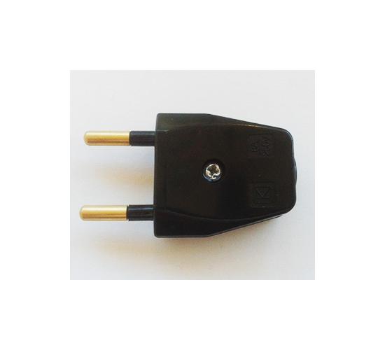 Щепсел евро 6A черен main image