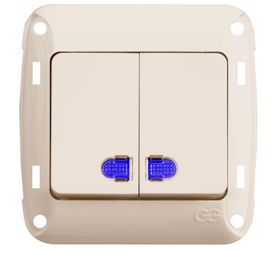 Ключ сериен светещ схема 5 Fantasy крем main image