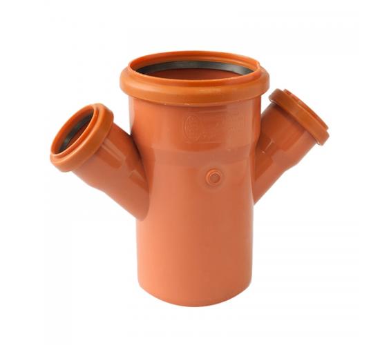 ПВЦ разклонение ф50хф110хф50х45&deg; двоен main image