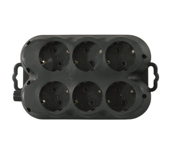 Разклонител гумиран с 6 гнезда main image