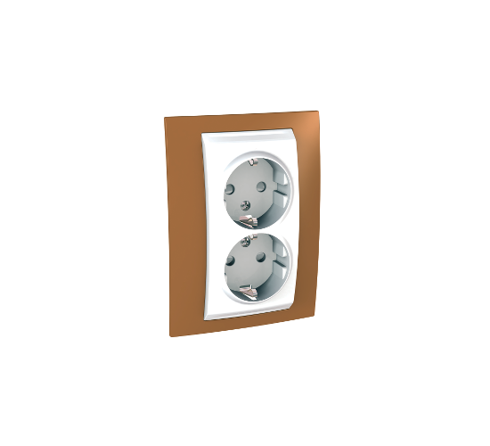 Контакт двоен Unica оранжев/бял ДО ИЗЧЕРПВАНЕ НА КОЛИЧЕСТВАТА main image