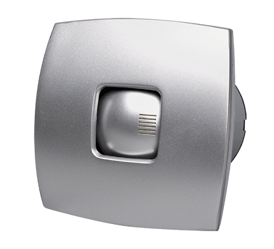 Вентилатор с клапа сребрист ф100 main image