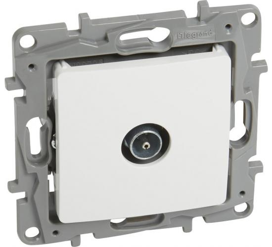 Розетка TV тип коаксиал 1dB цвят Бял Niloe Legrand main image