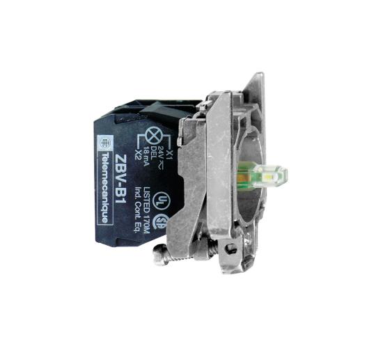 Светлинен блок с корпус - метален, 110-120V 1NC+1NO main image