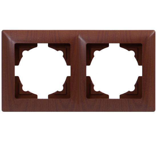 Рамка двойна Visage тъмен махагон main image