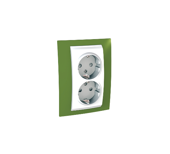 Контакт двоен Unica ярко зелен/бял  ДО ИЗЧЕРПВАНЕ НА КОЛИЧЕСТВАТА main image