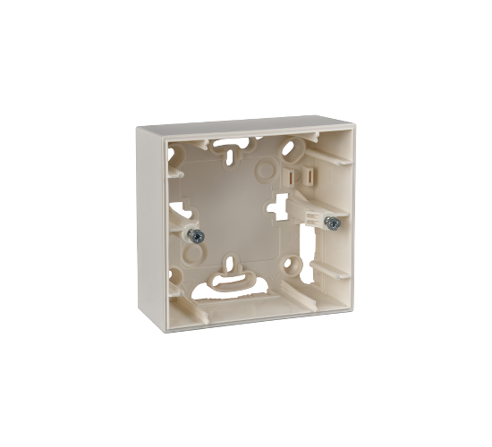 Кутия конзолна открит монтаж двумодулна 85x80x36 мм Unica слонова кост main image