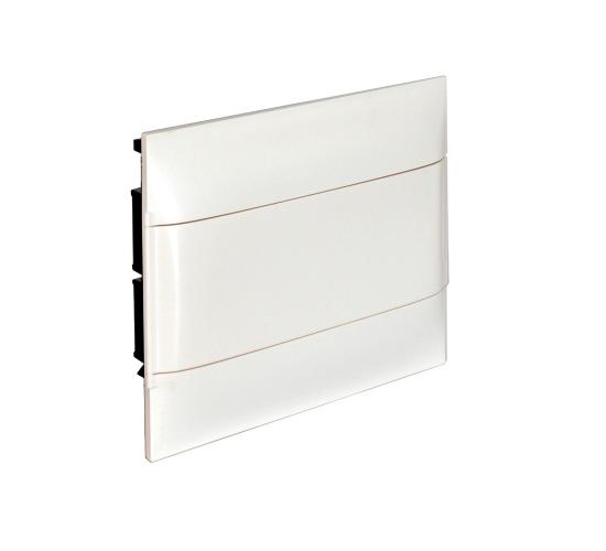 Табло за СКРИТ монтаж 12 мод. Practibox S с бяла врата и Н и РЕ клеми Legrand main image