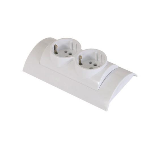 Контакт открит двоен бял Атра main image