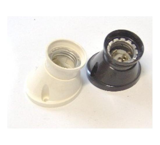 Фасунга стенна крива бяла main image