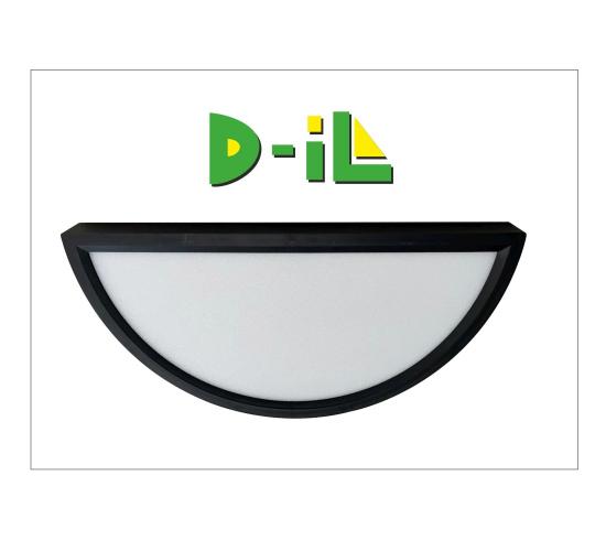 Аплик LED 18W 4000K с КЛЮЧ черен main image