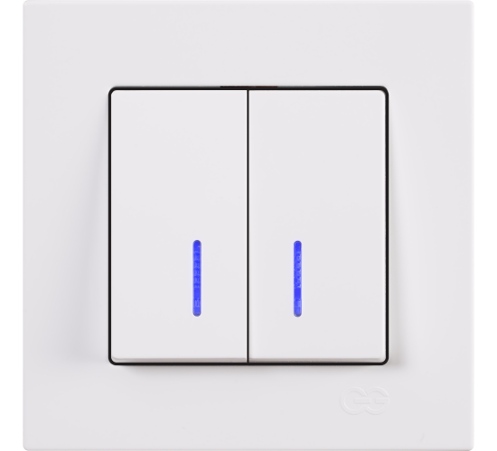 Ключ сериен светещ схема 5 Eqona бял main image