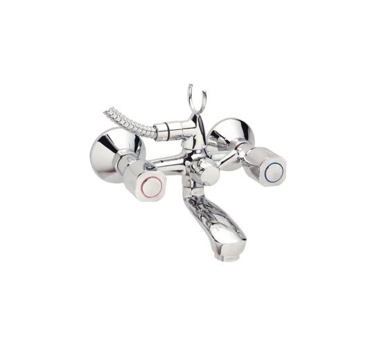 Смесител стенен за вана/душ с аксесоари ISKAR B1397AA main image