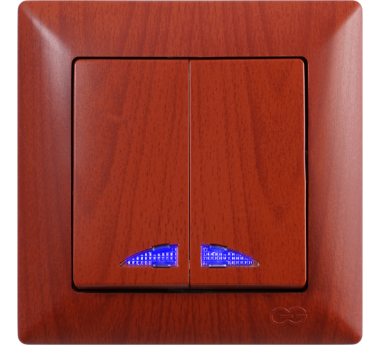 Ключ сериен светещ схема 5 Visage череша main image