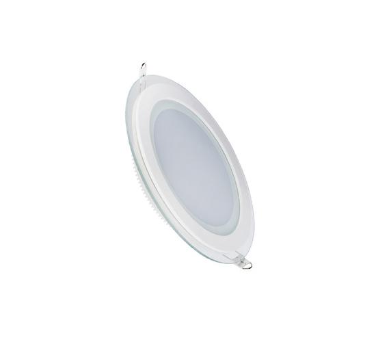 LED панел кръгъл стъклен за вграждане LENA-RG 6W 6000K main image