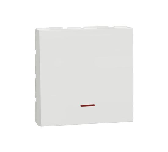 Двуполюсен ключ 32А с лампа New Unica NU323218S /ключ за бойлер/ main image