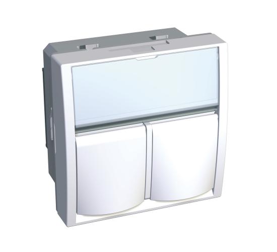 Телефонна розетка двойна RJ12 main image