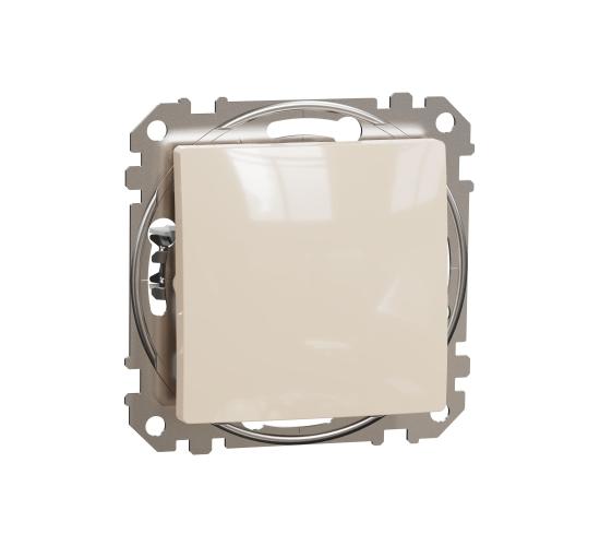 Ключ пуш бутон 10A крем SEDNA SDD112111 main image