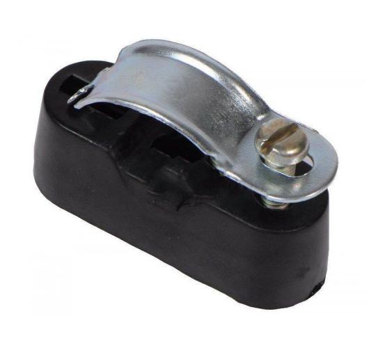 Антигронова скоба черна за кабел от ф11.5mm до ф19.5mm main image