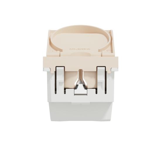 Контакт шуко с капак 2 модулен 2P+E 16A NU303744TA main image