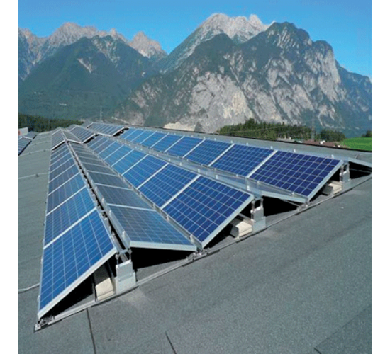 БАЛАСТНА КОНСТРУКЦИЯ РАВЕН ПОКРИВ 430W ПАНЕЛ 3KW main image