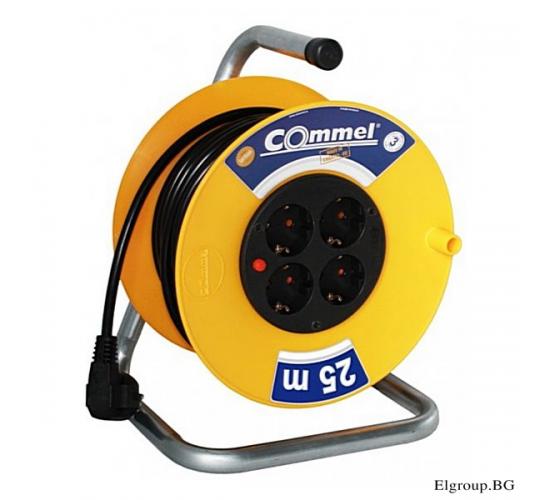 Макара с кабел 50метра ШВПС 3Х1.5мм 4контакта шуко main image