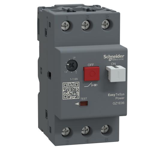 Термомагнитен моторен прекъсвач 1-1.6A main image