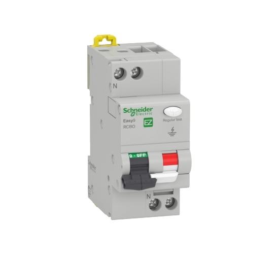 Дефектнотокова защита Easy 9,1P+N,10A,крива С,6000A,30 mA,тип АС main image