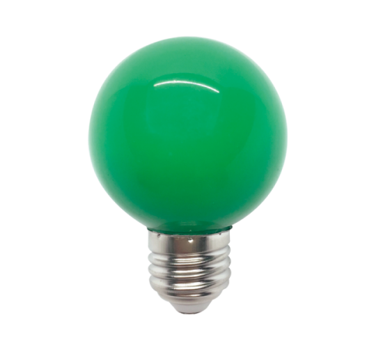 LED сфера   3W Е27 зелен G60 main image