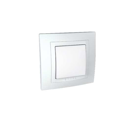 Електрически ключ лихт бутон 10A 250VAC Unica бял ДО ИЗЧЕРПВАНЕ НА КОЛИЧЕСТВАТА main image