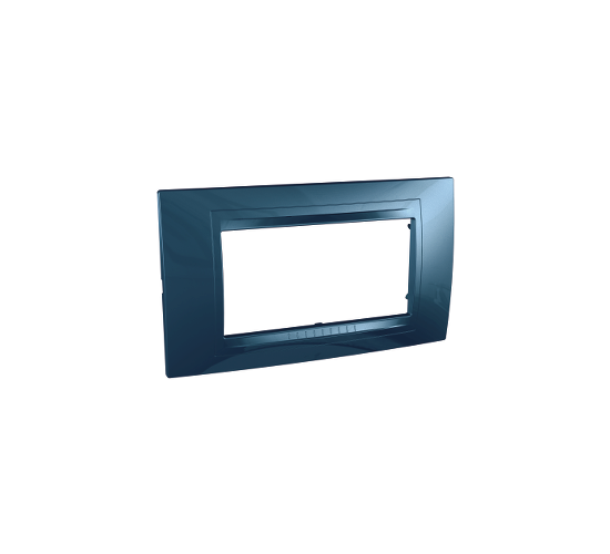 Рамка 4 модула Unica Allegro ледено син main image