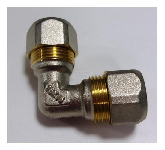 Връзка коляно двойно16х16мм main image