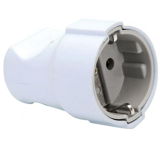 Куплунг удароустойчив 16А бял main image