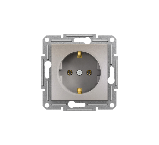 Контакт единичен Шуко, Asfora бронз main image