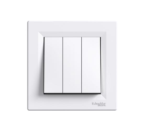 Ключ троен Asfora бял main image