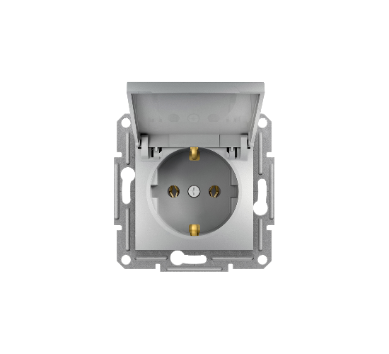 Контакт с капак Asfora алуминий main image