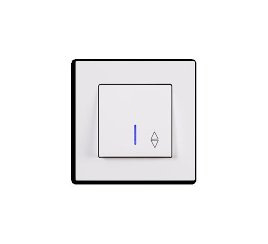 Ключ девиатор светещ схема 6 Eqona бял main image