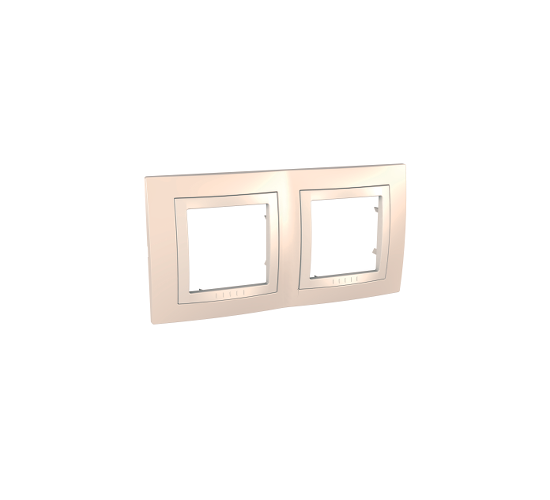 Рамка двойна Unica крем/слонова кост main image