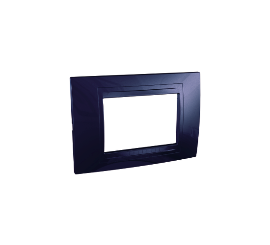 Рамка 3 модула Unica Allegro индиго main image