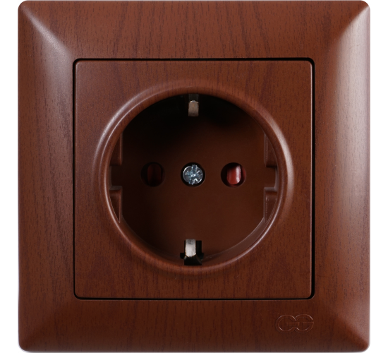 Контакт със защита Visage тъмен махагон main image