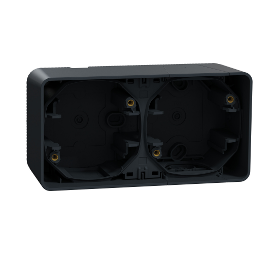 Mureva двойна хоризонтална конзола за открит монтаж антрацит MUR37914 main image