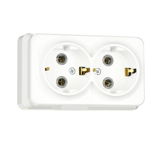 Kонтакт гюнсан двоен открит бял main image