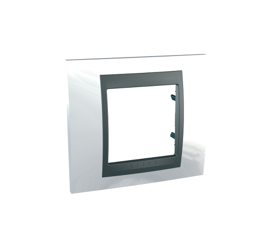 Рамка единична Unica Top перла/графит main image