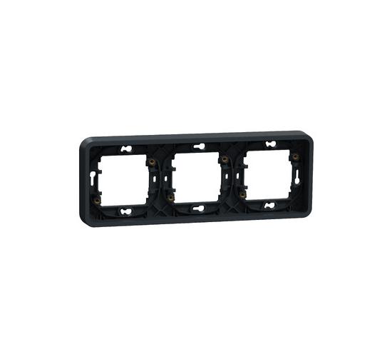 Mureva тройна хоризонтална рамка за скрит монтаж,антрацит MUR34109 main image